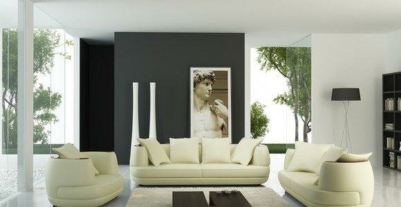 Sofagarnitur Couch Polster Leder Sofa Wohnzimmer 3+2+1 Klassische Couchen Royal