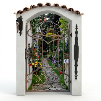Pforten Garten Haus Klassischer Zaun Tür Pforte 270 Eisen Garten Tore nach Maß
