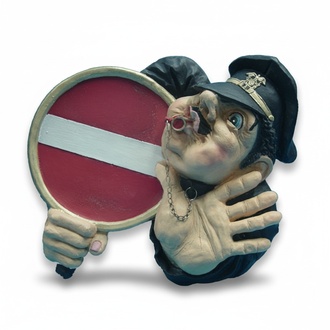 Polizist Figur Garten Statue Skulptur Figuren Skulpturen Dekoration Neu