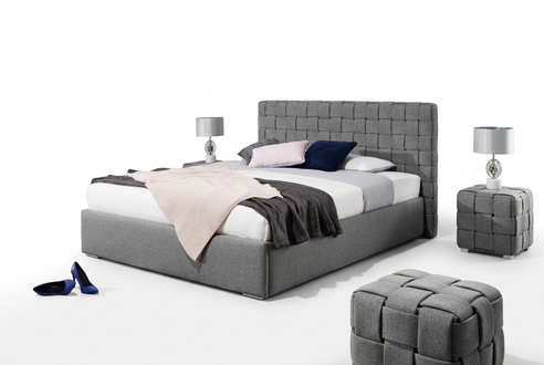 Polster Design Luxus Hotel Betten Textil Modernes Schlafzimmer Bett