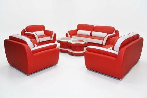 Polster Sofa Couchen Sofas Couch Garnitur Design Garnituren 4tlg Garnituren USB
