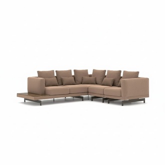 Polstermöbel Ecksofa L-Form Sofa Couch Polster Textil Luxus Einrichtung