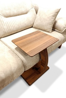 Rechteckiger Beistelltisch Luxus Wohnzimmer MDF-Spanplatte braun neu