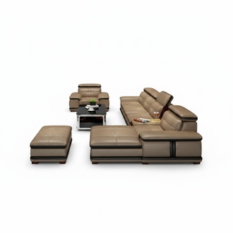 Relax Sitz Möbel Wohnlandschaft Luxus Eckgarnitur Ecksofa L-form Polster Modern