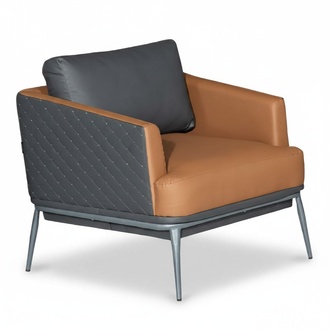 Relaxsessel Sofa Sessel Polstersessel Couch Lounge Büro Hotel Club Grau