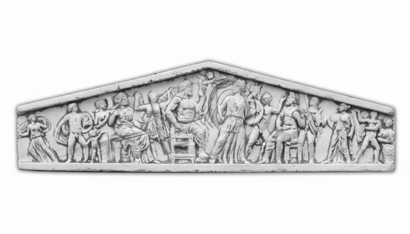 Relief Wand Dekoration Steinplatte Bild Bilder Antik Stil Garten Terrasse Haus