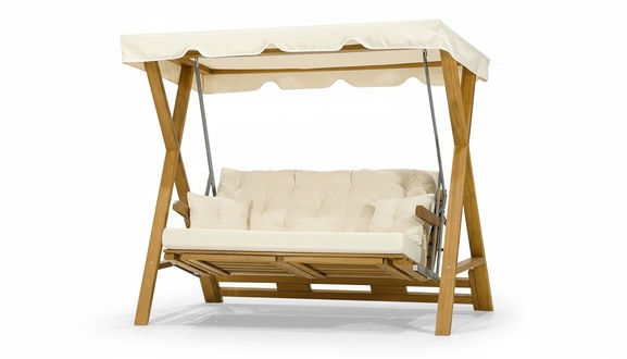 Robuste Outdoor-Schaukel Designer Garten Möbel Robustes Holzgestell
