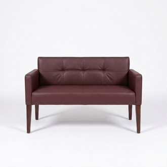 Rosa Zweisitzer Couch Arbeitszimmer Sofa Büromöbel Set Sofa Sitzmöbel