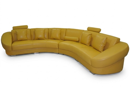 Runde Eck Sofa Couch Polster XXL Big Rund Couchen Wohnlandschaft