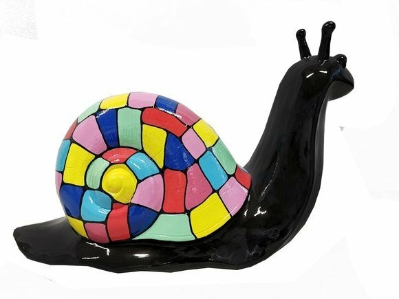Deko Schnecke Figur Statue Skulptur 100cm Figuren Statuen Skulpturen