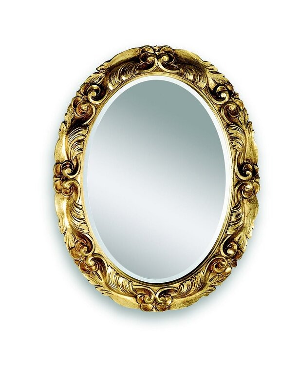 Moderner Großer Echt Holz Rahmen Spiegel Wandspiegel Hängespiegel Luxus Möbel