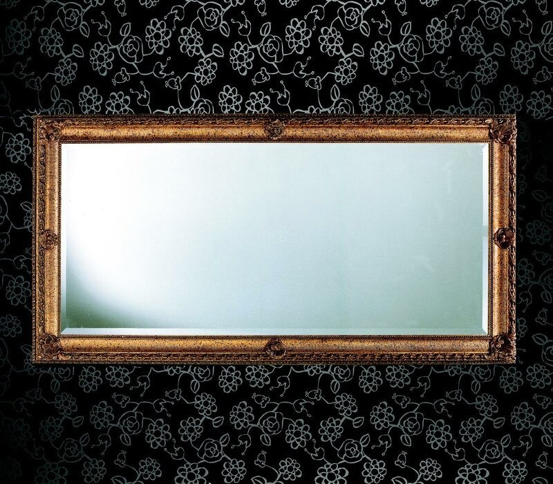 großer Wand Spiegel xxl royal Barock Stil Design Möbel Rokoko Holz Rahmen 181x91