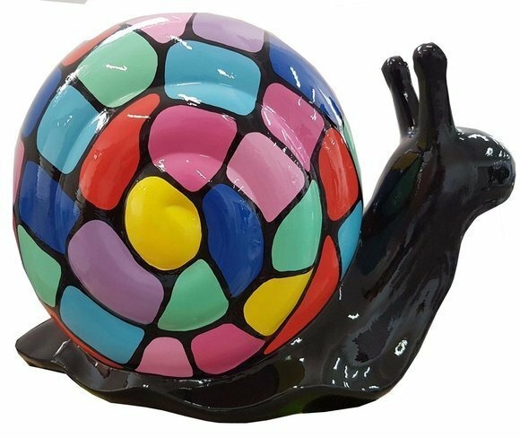 Dekorative Schnecke Figur Statue Skulptur 34cm Figuren Statuen Skulpturen