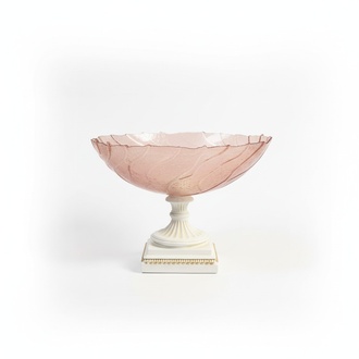 Schale Design XXL Obst Schalen Dekoration Vase Klassischer Kübel 35cm
