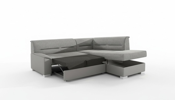 Schlafsofa Sofa Polster Wohnzimmer Textil Ecksofa Couch Sitz Garnitur Sofas