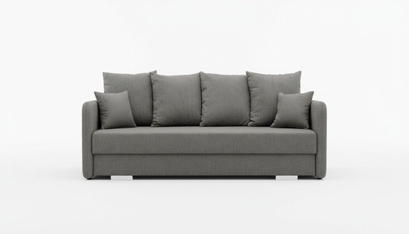 Schlafsofa Stoff 3 Sitz Sofa Couch Textil Polster Neu Garnitur Bettfunktion