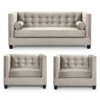 Schlafsofa Taupe Sessel Kreative Möbel Textil Stoff Neu Wohnzimmer Sofa