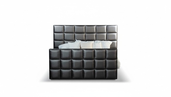 Schlafzimmer Betten Kunstleder Luxus Bett Boxspringbett 180 x 200 cm
