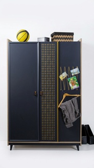 Schlafzimmer Kleiderschrank Design Jugend Kleiderschränke Blau Möbel Neu