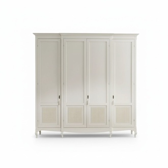 Schlafzimmer Luxus Kleiderschrank Weiß Schrank Holz Moderne Möbel Neu