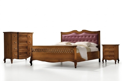 Schlafzimmer Massiv Holz Möbel Bett Polster Design Luxus Doppel Hotel Betten