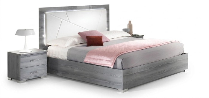 Schlafzimmer Set Bett 2x Nachttische 3tlg. Italienische Möbel Luxus Hotel