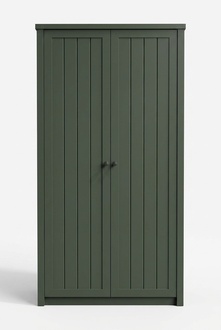 Schlafzimmerschrank Garderobe mit Kleiderstange Mehrzweckschrank Grün