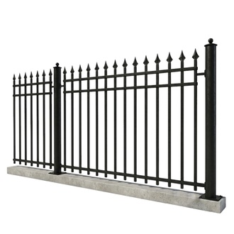 Schmiedeeisen Aussen Garten Geländer Zaun Klassisch Handarbeit Zäune M240 Modern