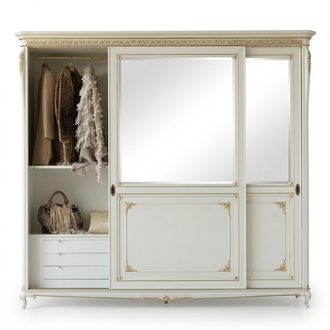 Schränke Anrichte Mehrzweck Design Holz Klassisch Regal Kleider Schrank
