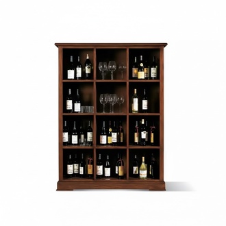 Schrank Bar Barschrank Vitrine Wohnzimmer Designer Regal Möbel Holz