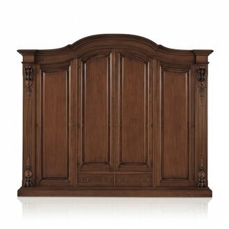 Schrank Brauner Kleiderschrank Luxus Garderobe Schlafzimmer Möbel Schräke