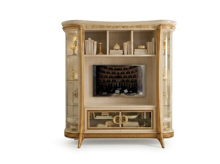 Schrank Medienschrank Barock Rokoko Jugendstil antik Designer Möbel
