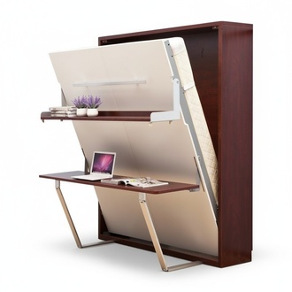 Schreibtisch Regal Bett 2in1 Funktions Schrankbett Möbel Tisch Wandbett Betten