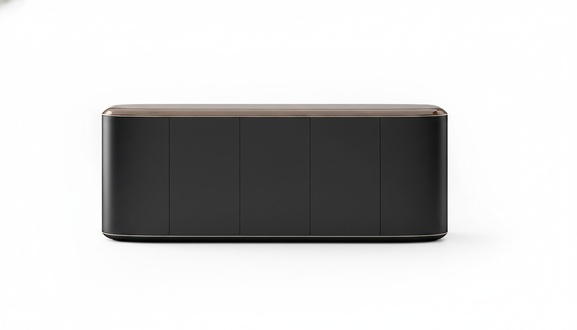Schwarze Konsole aus Holz modern, stilvoll und hochwertig