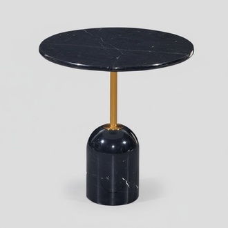 Schwarzer Beistelltisch Wohnzimmer Tische Modernes Rundes Design Konsole Tisch