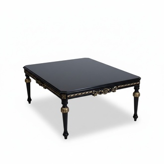 Schwarzer Couchtisch Couchtische Wohnzimmer Holz Tisch Beistelltisch Neu