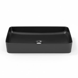 Schwarzer Waschbecken Keramik Aufsatz Tisch Platte Waschtisch Becken
