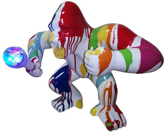 Statuen Dekoration Neu Deko Gorilla Garten Designer Figur Statue Moderne Figuren