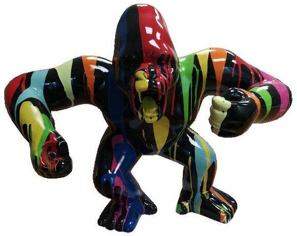 Statuen Dekoration Deko Gorilla Garten Moderne Neu Designer Figur Statue Figuren