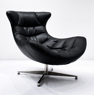 Sessel Design Couch Sofa Sitzer Leder Lounge Club Polster Luxus Ohren Sitz Relax