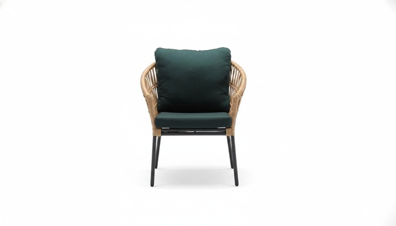 Sessel Grün terrasse design elegante möbel modern 1 sitzer luxus sessel