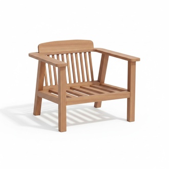 Sessel Naturholzstuhl Stuhl Balkon Sessel Stühle Relax Outdoor Möbel Garten