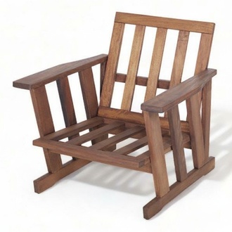 Sessel Naturholzstuhl Stuhl Sessel Stühle Relax Outdoor Möbel Garten Balkon