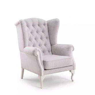 Sessel Sitz Einsitzer Design weiß Polster Wohnzimmer Möbel Fernseh Lehnstuhl