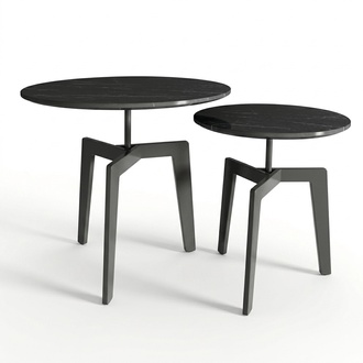 Set 2x Deko Couchtisch Kaffeetisch Beistelltisch Designer Wohnzimmertisch