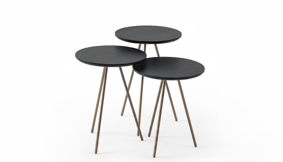 Set Wohnzimmertische 3x Beistelltische Beistellmöbel Kaffeetische Kleiner Tisch