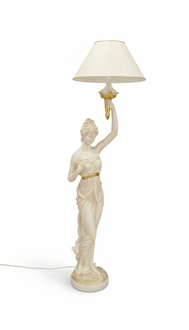 Skulptur Stand Leuchte Design XXL Steh Stand Lampe Wohnzimmer