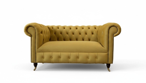 Sofa 2 Sitzer Design Sofas Polster Couchen Chesterfield Sitz Zweisitzer