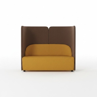 Sofa 2-Sitzer Luxus Design Möbel Modernes Stil Büromöbel Design Leder