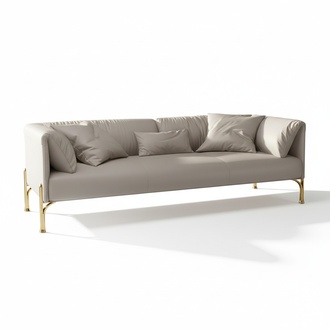 Sofa 3 Sitzer Klassisch Design Sofas Polster Leder Moderne Couchen
